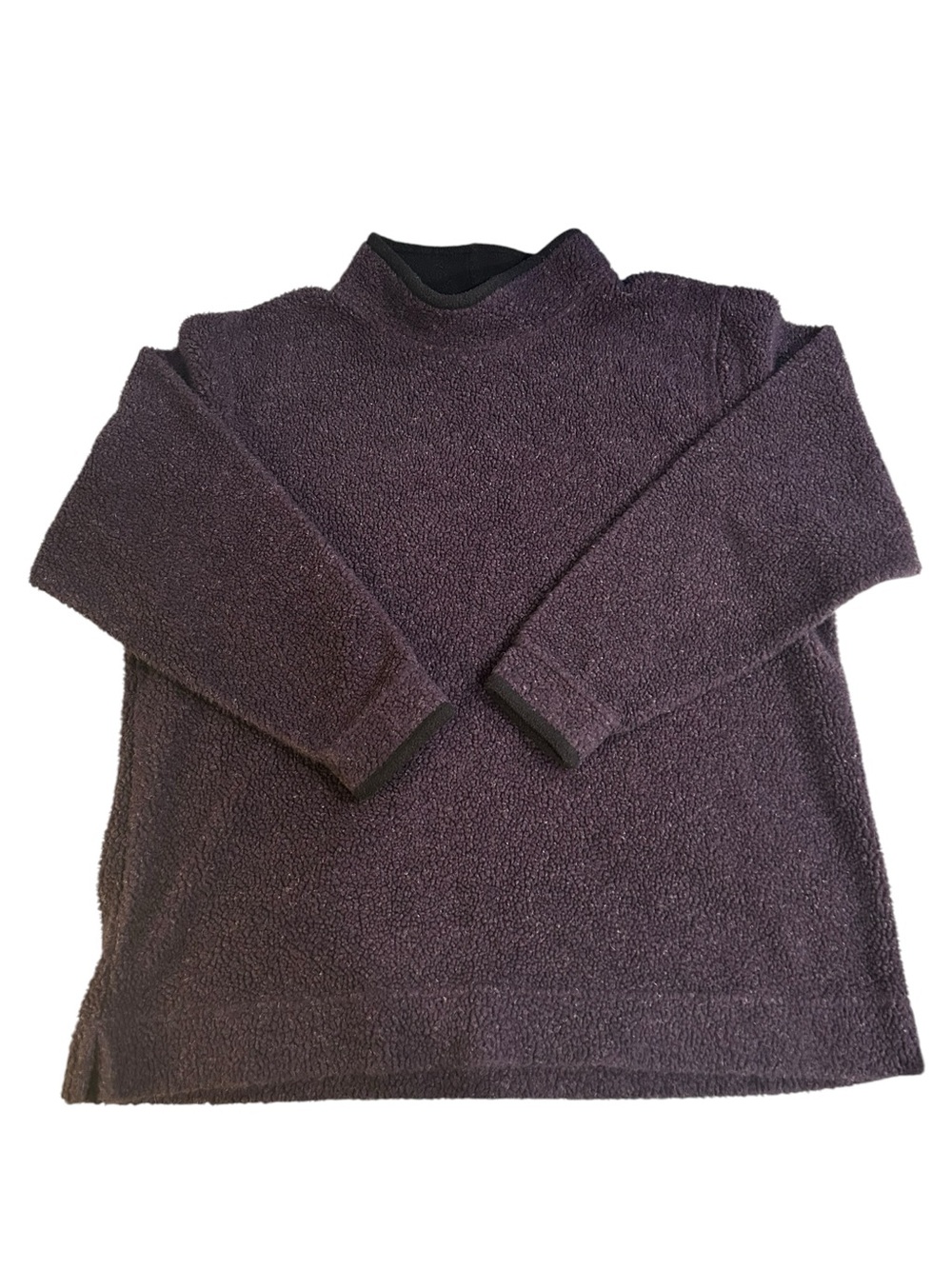 LL Bean Sherpa Fleece Pullover - Deep Plum